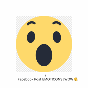 Facebook Post EMOTICONS [WOW 😲]  [Speed: 500-1000/ DAY] [Start Time: 1 Hour]