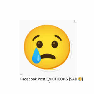 Facebook Post EMOTICONS [SAD 😢]  [Speed: 500-1000/ DAY] [Start Time: 1 Hour]