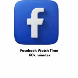 Facebook Watch Time 60k minutes [Refill Lifetime]  [ 1000 Quantity = 60k Mints ][  Minimum  1 hours Video ] | 💎100% Non Drop [ Start Time is 1 hours ]