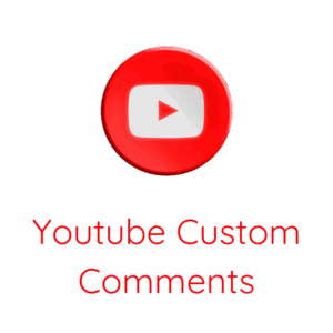 Youtube Custom Comments [Refill: Lifetime ] [Drop-No] [Speed: 3K/Day] [Start Time: 0-12 Hour]