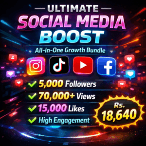 Ultimate Social Media Growth Bundle (All-in-One Boost)